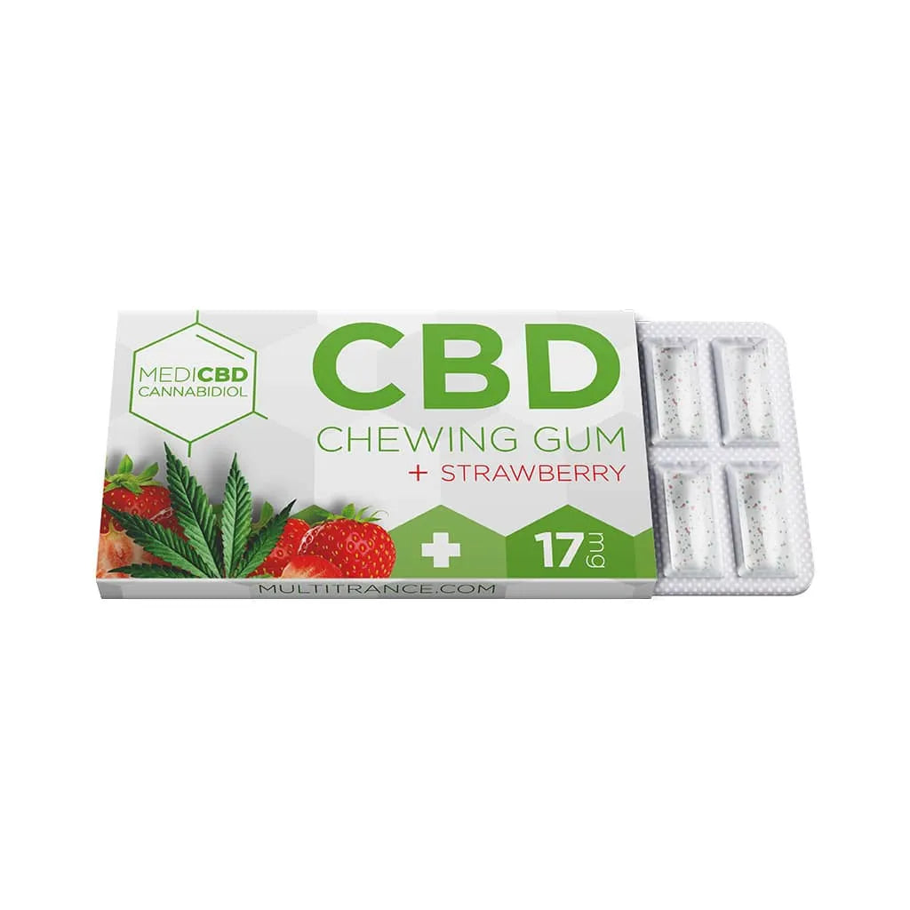 CBD Chewing Gum Strawberry