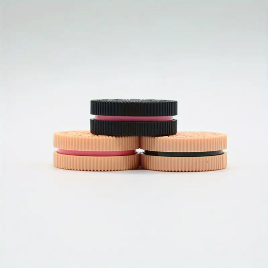 Cookie Shaped Plastic Smoke Grinder