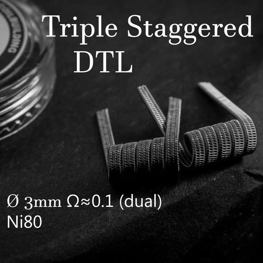 DTL Triple Staggered Clapton Coil