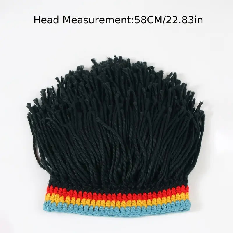 Unisex Knit Rasta Hat